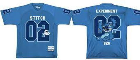 T Shirt Homme Sport Us - Disney - Stitch 02 Bleu Taille S